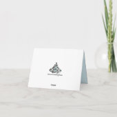 "Royal Bride" Tiara NoteCard Kaart (Achterkant)
