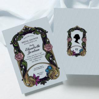  Royal Bridgerton Bridal Shower Invitation Kaart