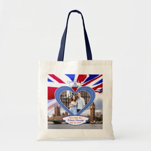 Royal British Baby Prince George Tote Bag (Voorkant)