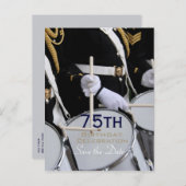 Royal British Band 75ste verjaardag Aankondigingskaart (Voorkant / Achterkant)