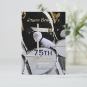 Royal British Band 75th Birthday Celebration Kaart (Staand voorkant)