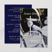 Royal British Band 75th Birthday Celebration Kaart (Voorkant / Achterkant)