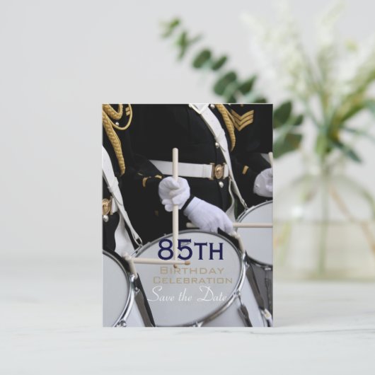 Royal British Band 85ste verjaardag Aankondigingskaart (Staand voorkant)