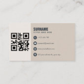 Royal Brown Simple Visitekaartje (Achterkant)