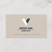 Royal Brown Simple Visitekaartje (Voorkant)