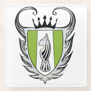 Royal Bull Terrier Glazen Onderzetter