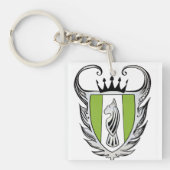 Royal Bull Terrier Sleutelhanger (Voorkant)