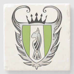 Royal Bull Terrier Stenen Onderzetter