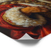 Royal Bulldog Portrait Poster (Hoek)