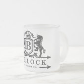 Royal Bullock Family Frosted Mok (Voorkant rechts)