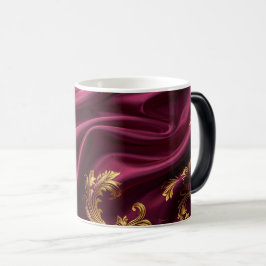 Royal Burgundy & Gold Majestic Filigree mok