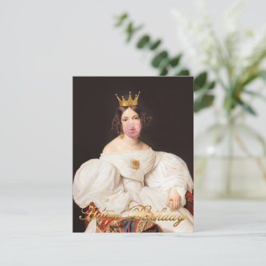 Royal Burst roze bubble gum Diva Gelukkige verjaar (Staand voorkant)