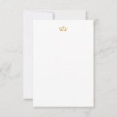 Royal Butler Zilveren Platter (NT) Verjaardagsfees Kaart (Achterkant)