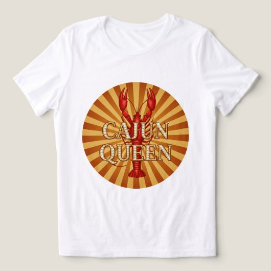 Royal Cajun Queen T-shirt! 👑⚜️ Tri-Blend Shirt (Design voorkant)
