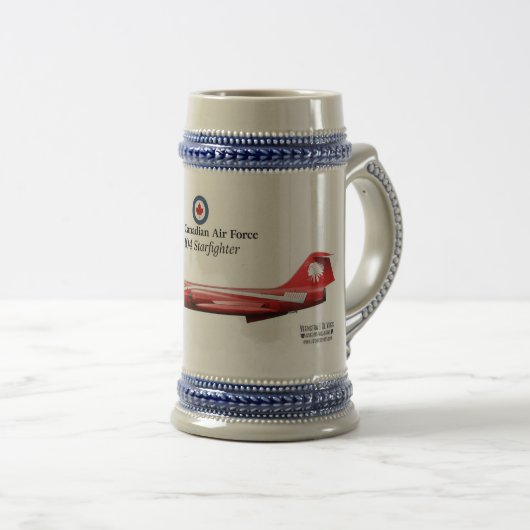 Royal Canadian Air Force F-104 Starfighter Bierpul (Voorkant rechts)