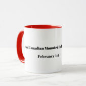 Royal Canadian Mounted Police Day Mok (Voorkant links)