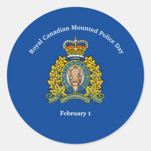 Royal Canadian Mounted Police Day Stickers