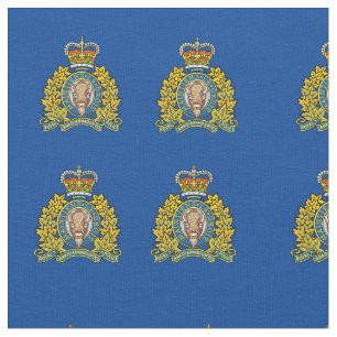 Royal Canadian Mounted Police Logo Fabric Stof