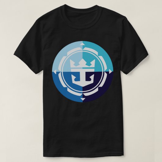 Royal Caribbean Logo Sticker T-shirt (Design voorkant)