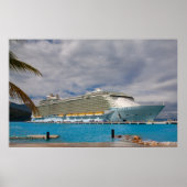 Royal Caribbean Oasis of the Zee in Labadee, Haïti Poster (Voorkant)
