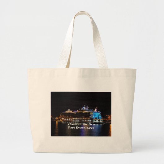 Royal Caribbean Oasis of the Zeeen Grote Tote Bag (Voorkant)