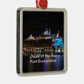 Royal Caribbean Oasis of the Zeeen Metalen Ornament (Rechts)