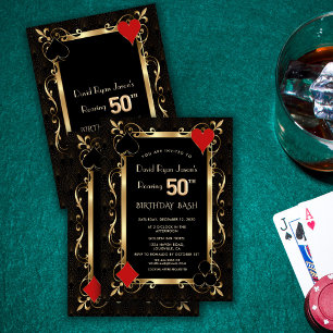 Royal Casino Poker Roaring 50th Birthday Bash Kaart