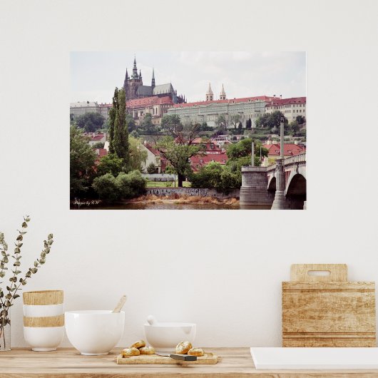 Royal Castle in Praag Poster (Keuken)