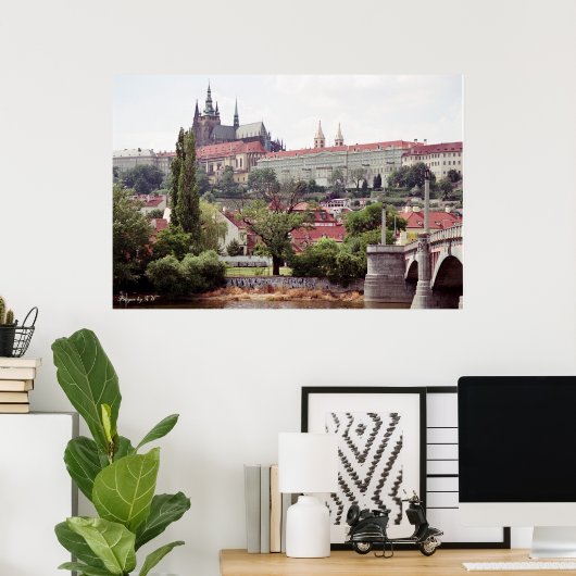 Royal Castle in Praag Poster (Thuiskantoor)