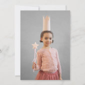 Royal Castle Pink Birthday - Foto van elke leeftij Kaart (Achterkant)