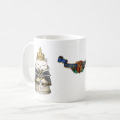 Royal Cat Chess King Piece Koffiemok (Voorkant links)