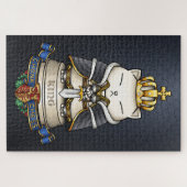 Royal Cat Chess King Piece Legpuzzel (Horizontaal)