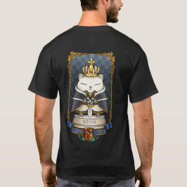 Royal Cat Chess King Piece T-shirt