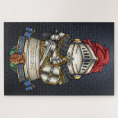 Royal Cat Chess Knight Piece Legpuzzel (Horizontaal)