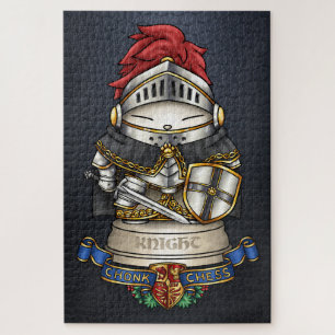 Royal Cat Chess Knight Piece Legpuzzel