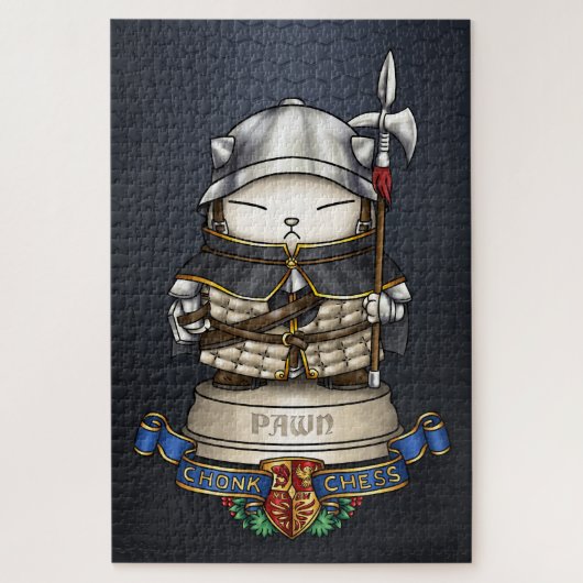 Royal Cat Chess Pion Piece Legpuzzel (Verticaal)