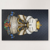 Royal Cat Chess Queen Piece Legpuzzel (Horizontaal)