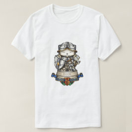 Royal Cat Chess Rook stuk T-shirt