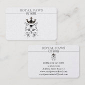 Royal Cat Hotel Logo Visitekaartje (Voorkant / Achterkant)