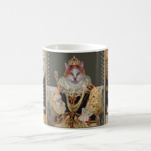 Royal Cat Rules Mok White Inside— Queen (Center)