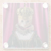 Royal Cat Square Glass Onderzetter (Achterkant)