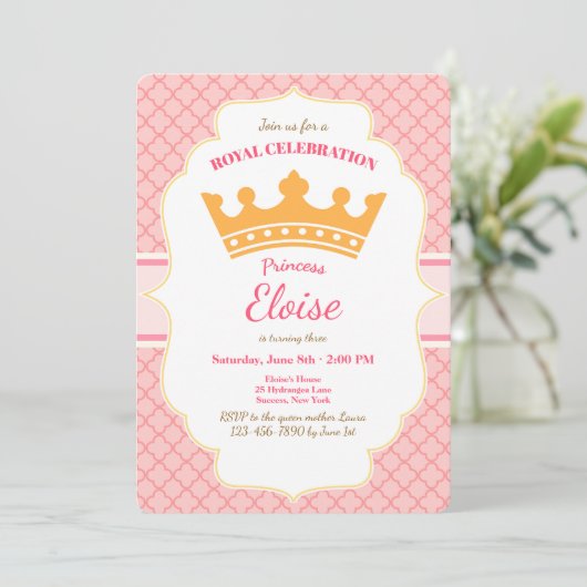 Royal Celebration Uitnodiging (Staand voorkant)
