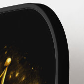 Royal Champion Pickleball™ Paddle | Luxe Zwart & (Links Detail)