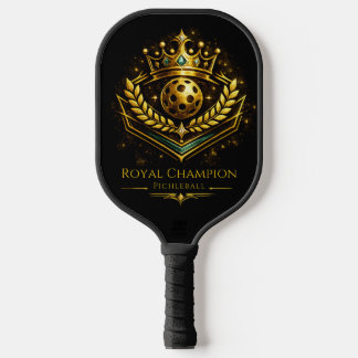 Royal Champion Pickleball™ Paddle | Luxe Zwart &