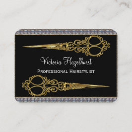Royal Château Double Scissors Professional Visitekaartje