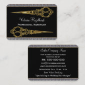 Royal Château Double Scissors Professional Visitekaartje (Voorkant / Achterkant)