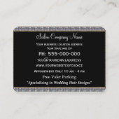 Royal Château Double Scissors Professional Visitekaartje (Achterkant)