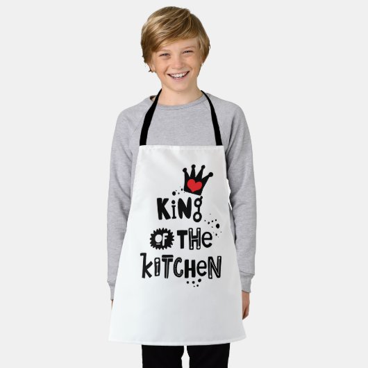 Royal Chef Schort: Koning van de Keuken Schort (Gedragen)