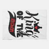 Royal Chef Schort: Koning van de Keuken Theedoek (Horizontaal)