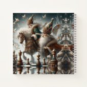 Royal Chess Fantasy Spiral Notitieboek (Achterkant)